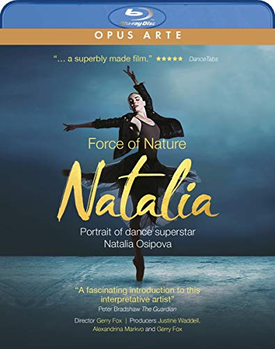 Ballet DVD cover with a dancer in a dramatic pose against a blue background.