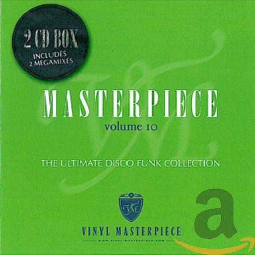 Green CD box set titled "Masterpiece Vol. 10" with white text.