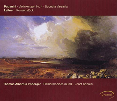 CD cover with a dramatic landscape painting of mountains and sky.