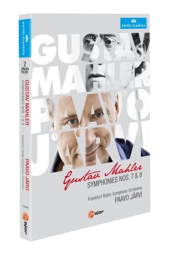 DVD cover with conductor Paavo Jarvi and composer Gustav Mahler's images and names.