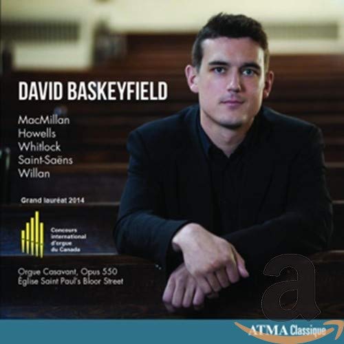 CD cover featuring portrait of David Baskeyfield, a classical musician.