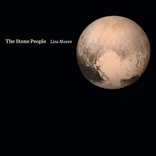 CD cover: Pluto image with album title “The Stone People” by Lisa Moore.