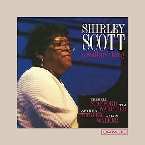 Shirley Scott album cover: portrait of a woman with text details.