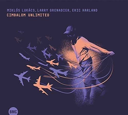CD cover for "Cimbalom Unlimited" featuring a man and airplanes.