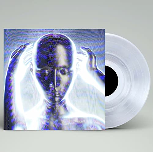Vinyl record and album cover featuring a distorted, ethereal human face.