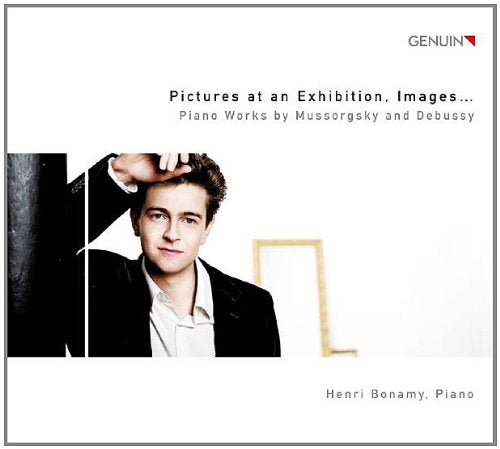 CD cover featuring pianist Henri Bonamy in a black and white portrait.