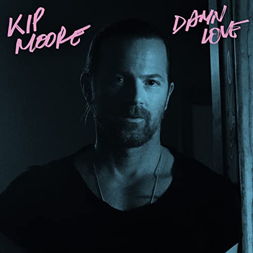 Kip Moore album cover, portrait of a man in blue tones.