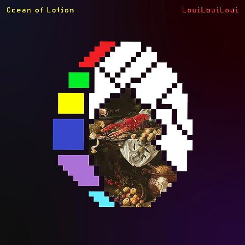 CD cover with pixelated heart overlaying a still life painting.