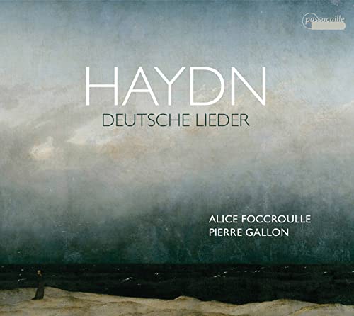 CD cover for Haydn’s Deutsche Lieder, featuring a misty landscape.