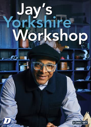 DVD cover featuring Jay Blades smiling, surrounded by workshop tools.