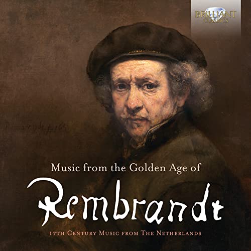 CD cover featuring a portrait of Rembrandt, with text overlay.