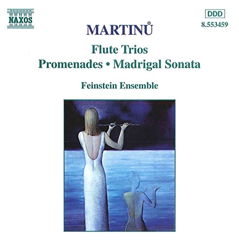 CD cover for Martinu’s Flute Trios featuring the Feinstein Ensemble.
