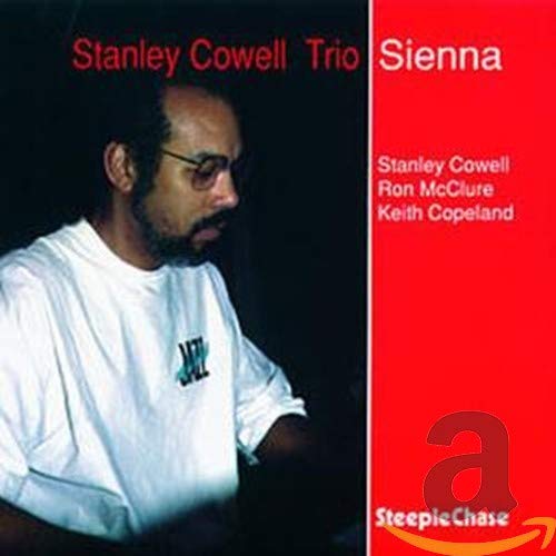 CD cover for Stanley Cowell Trio’s “Sienna” featuring a portrait.