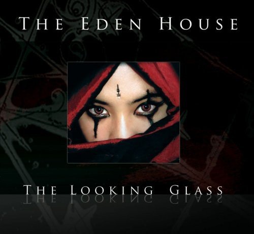 The image is a CD cover with a woman's eyes and red hood.