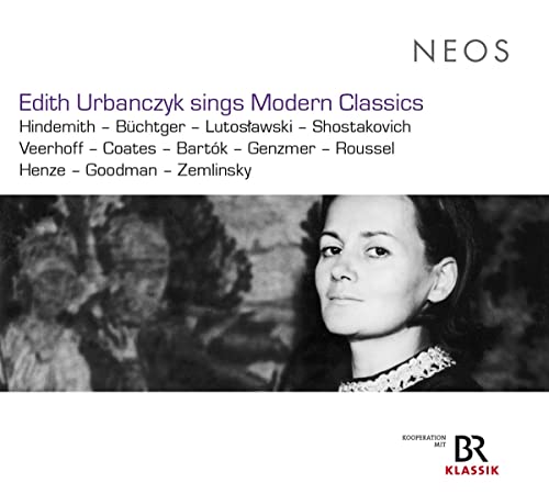 CD cover for Edith Urbanczyk’s “Modern Classics” with her portrait.