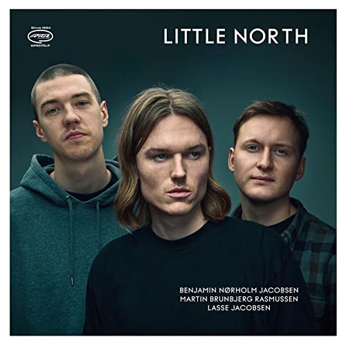 CD cover featuring three young men with the band name "Little North".