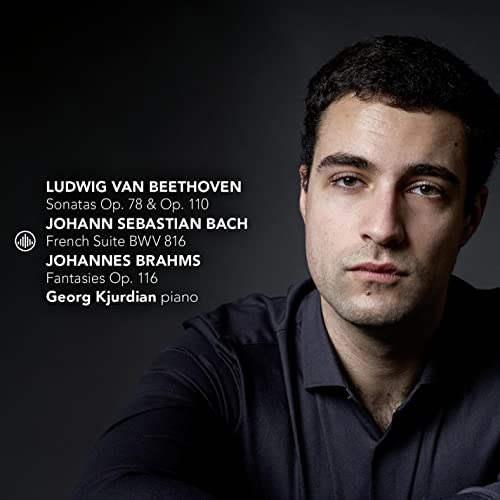 CD cover featuring pianist Georg Kjurdian with composer names listed.