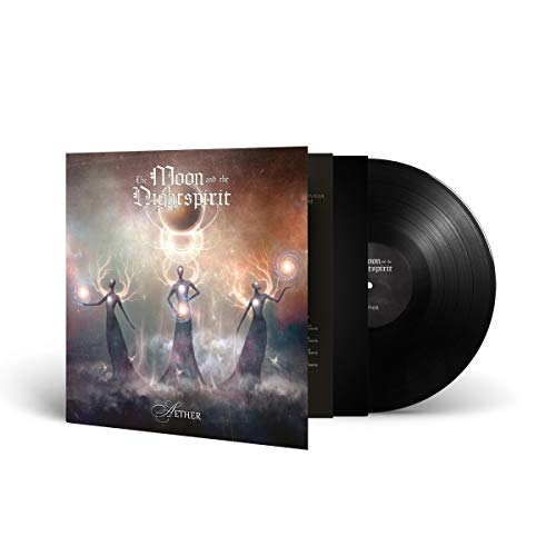 Vinyl record and album cover for "Moon & The Nightspirit - Aether.