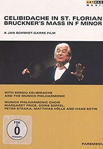 DVD cover featuring conductor Sergiu Celibidache with text details.