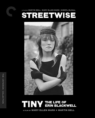 Black and white movie poster featuring Erin Blackwell in a hat and gloves.