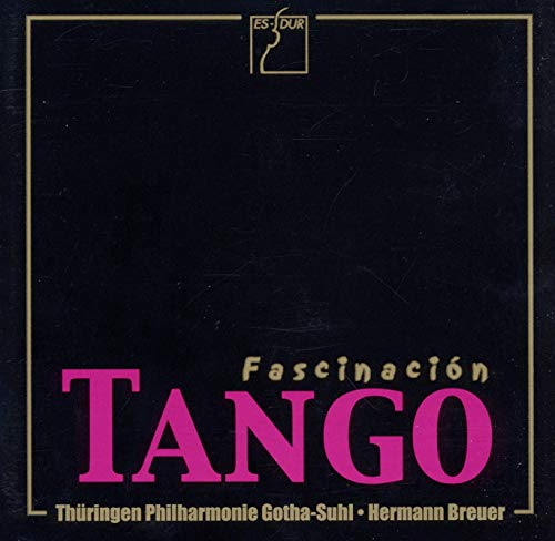 CD cover: black background with red "TANGO" text and orchestra details.