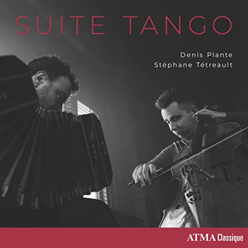 CD cover for Denis Plante’s Suite Tango, featuring musicians with instruments.