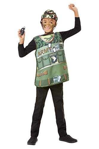 Smiffys 72000 Army Kit, Unisex Children, Brown, One Size