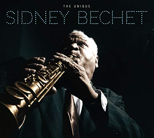 Album cover featuring Sidney Bechet playing a saxophone, dressed in a suit.