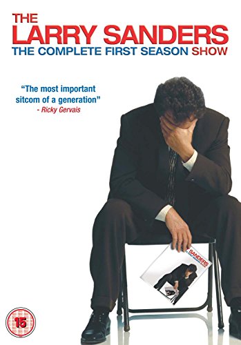 DVD cover of "The Larry Sanders Show" featuring a man sitting on a chair.