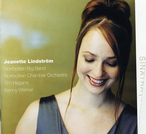 CD cover featuring Jeanette Lindström, a smiling woman with red hair.