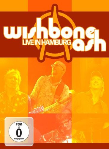 Wishbone Ash "Live In Hamburg" DVD cover with band members performing.