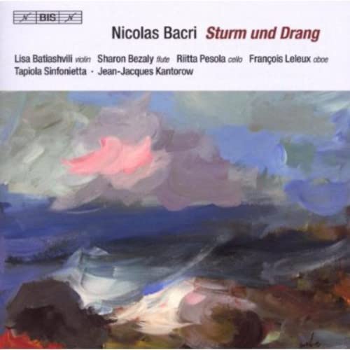 CD cover with abstract painting of stormy sky and figures.