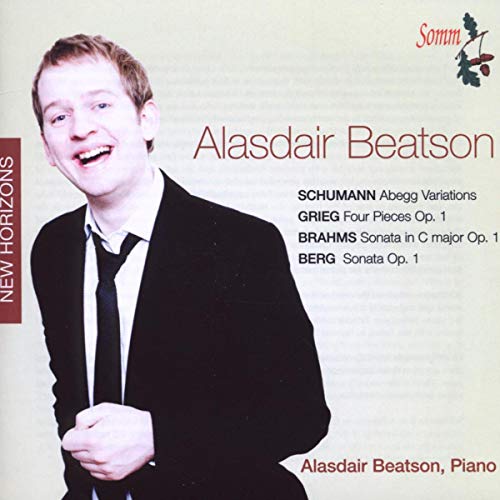 CD cover featuring pianist Alasdair Beatson and track listing details.