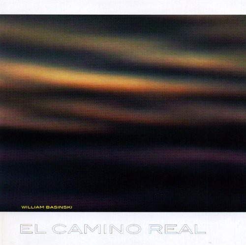 CD cover for William Basinski’s “El Camino Real” with abstract, blurred bands.