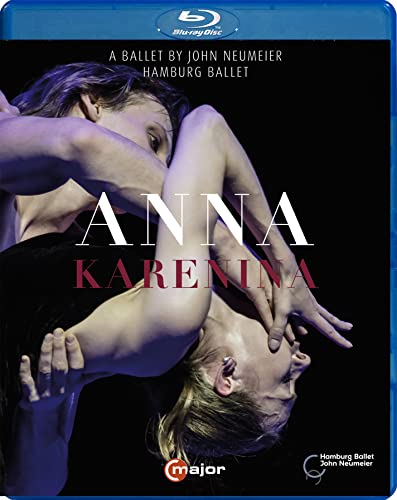 Anna Karenina Blu-ray cover featuring two ballet dancers in embrace.
