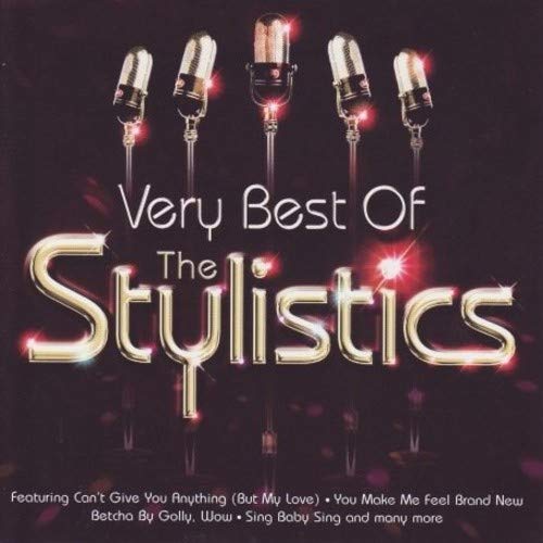 CD cover for "The Stylistics - Very Best Of" featuring vintage microphones.