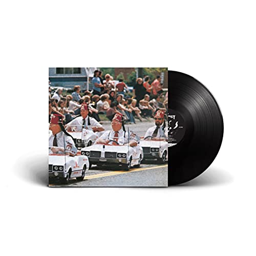Dead Kennedys’ “Frankenchrist” vinyl record with a parade cover image.