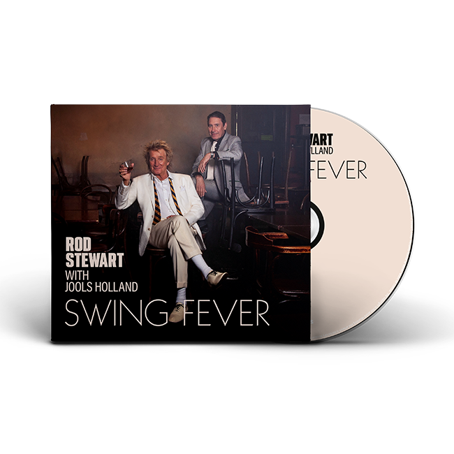 CD cover featuring Rod Stewart and Jools Holland in a bar setting.