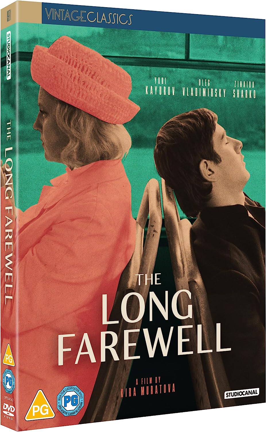 DVD case with a man and woman on the cover.