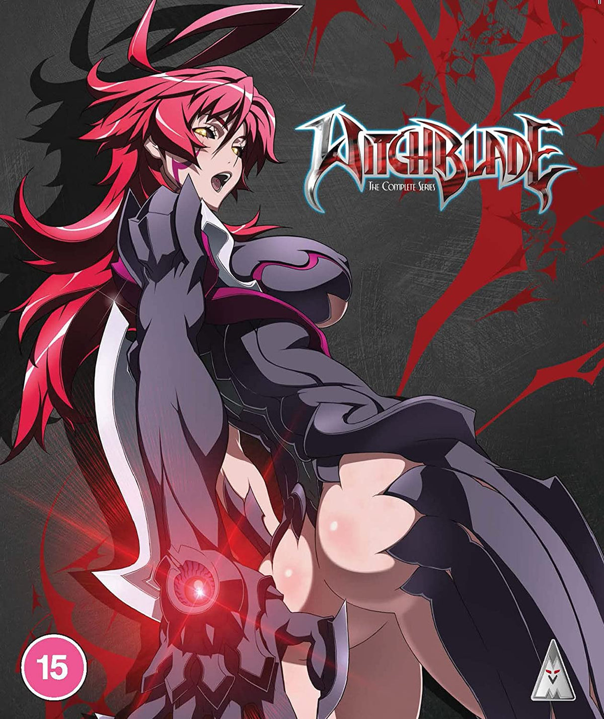 Witchblade Blu-ray cover featuring a red-haired anime woman with a sword.