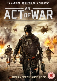 "Act of War DVD cover featuring soldiers in combat with helicopters and explosions in the background."