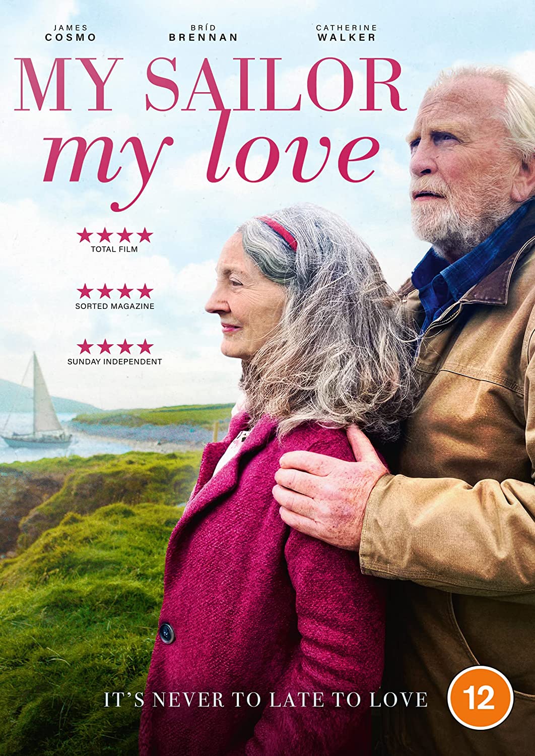 DVD cover for “My Sailor My Love” featuring an elderly couple embracing.