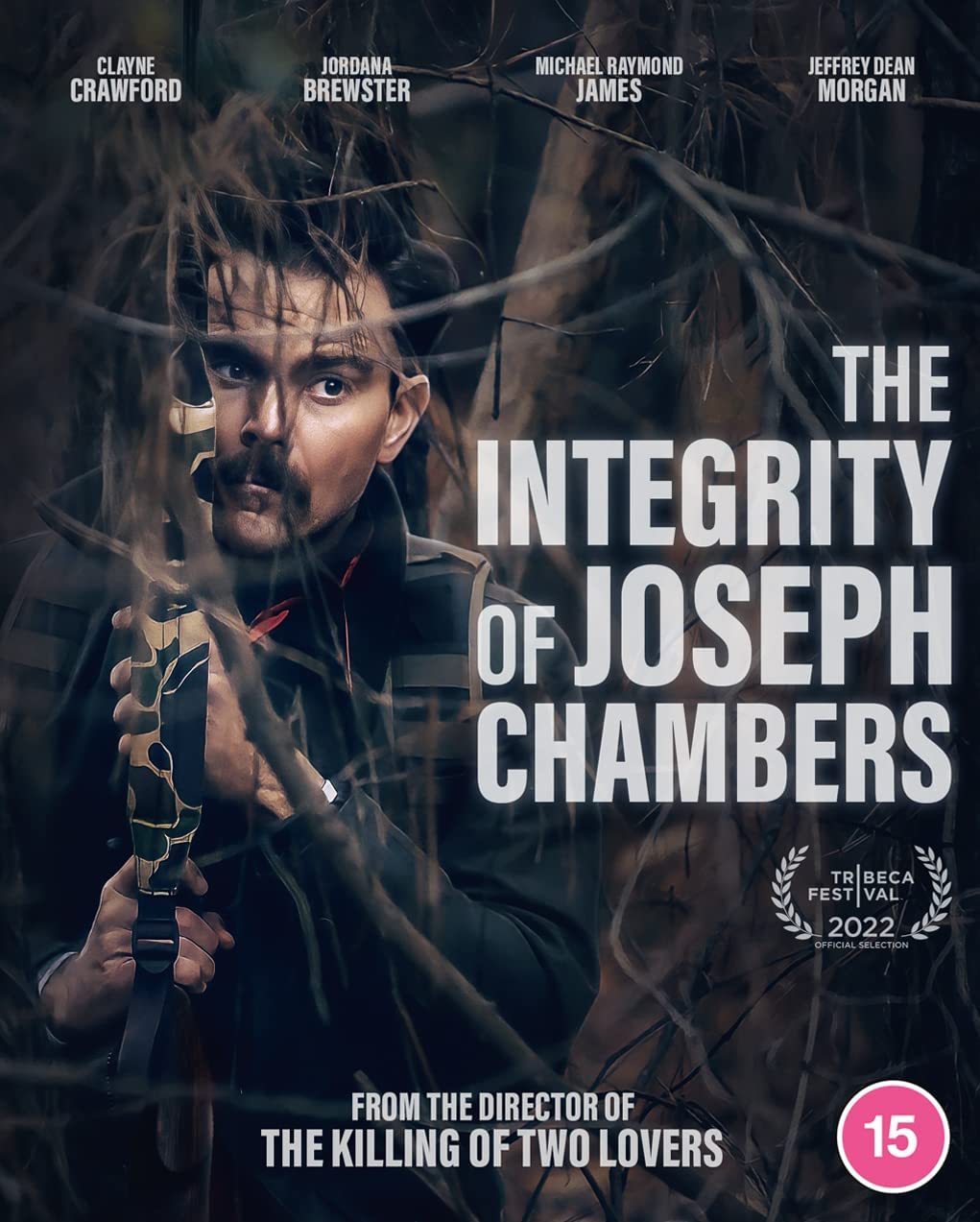 Blu-ray cover for "The Integrity of Joseph Chambers" featuring a man with a beard.