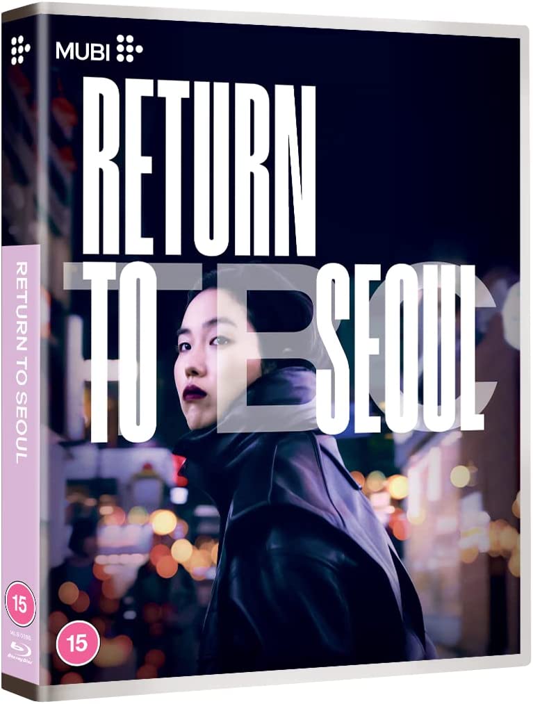 "Return to Seoul" Blu-ray case with a woman in a black jacket on the cover.