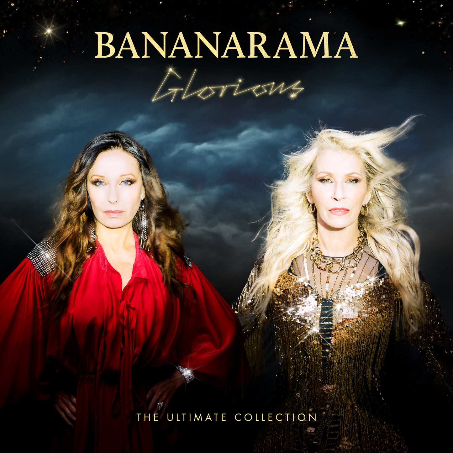 Bananarama album cover featuring two women against a dark, cloudy sky.