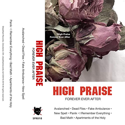 CD cover: pink and black with a wilted rose and bold text.