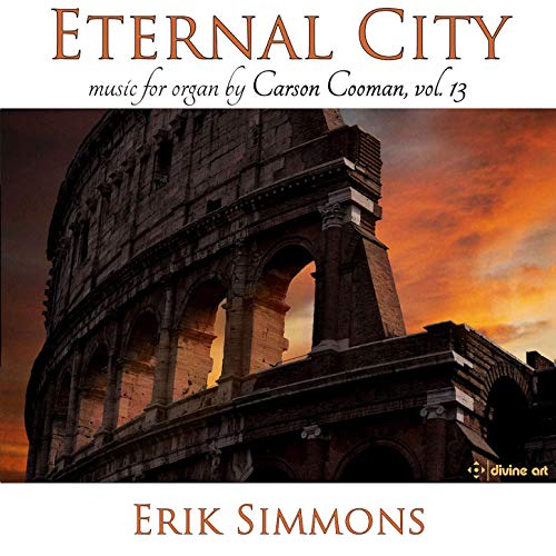 CD cover with Colosseum image and "Eternal City" title in orange text on white background.