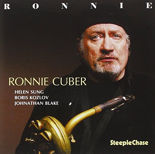Ronnie Cuber CD cover featuring a portrait of the jazz saxophonist.