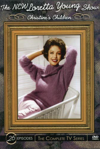 Loretta Young on DVD cover for “Christine’s Children” TV series.