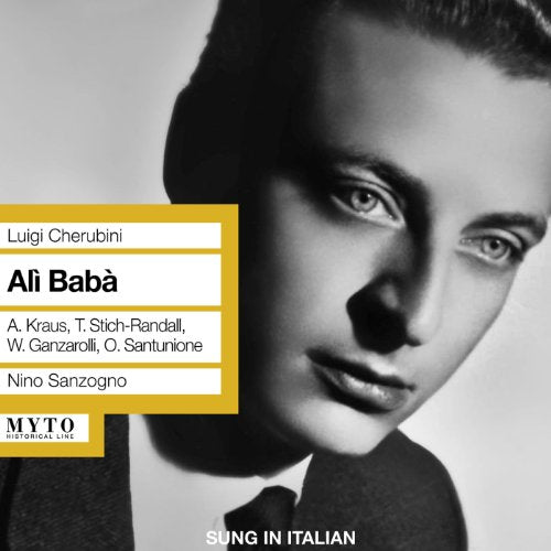 Black and white CD cover with a man's portrait and yellow text boxes.
